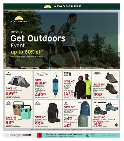 Sport offers in Mount Royal | Get Outdoors Event in Atmosphere | 2024-05-07 - 2024-05-16
