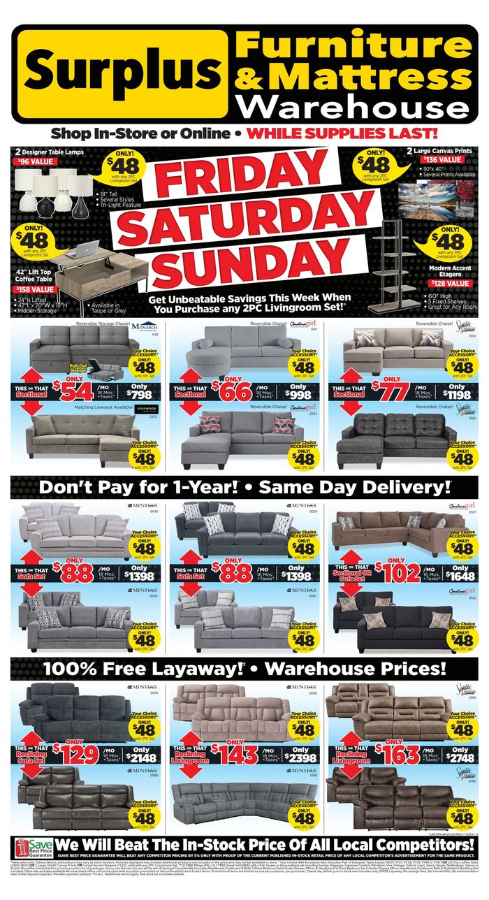 Surplus Furniture catalogue in Calgary | Weekly Specials | 2024-05-07 - 2024-05-12