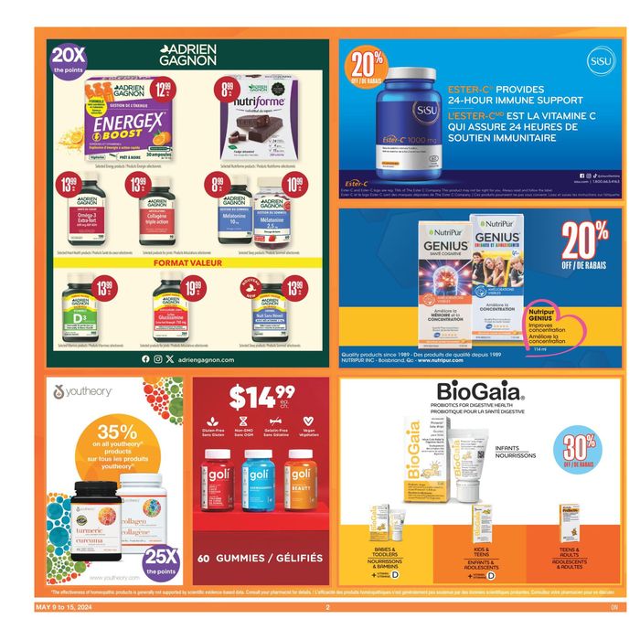 Jean Coutu catalogue in Dollard-des-Ormeaux | Your well-being essentials! | 2024-05-09 - 2024-05-15