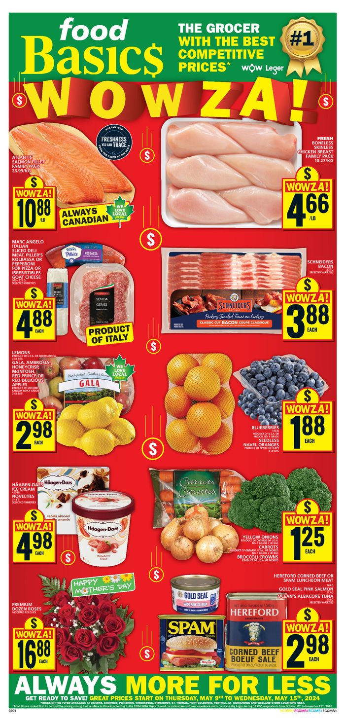 Food Basics catalogue in St. Thomas | Food Basics weekly flyer | 2024-05-09 - 2024-05-15