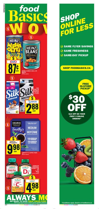 Grocery offers in St. Thomas | Food Basics weekly flyer in Food Basics | 2024-05-09 - 2024-05-15