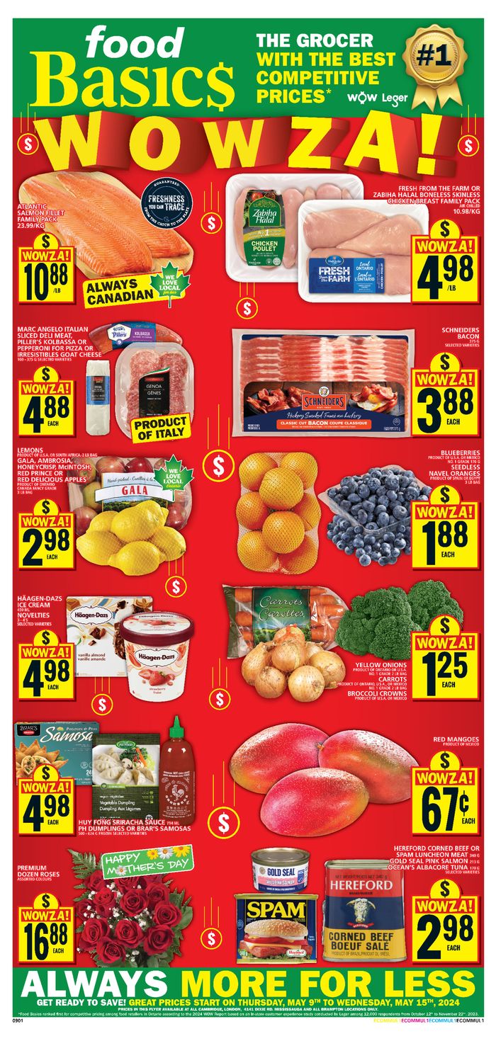 Food Basics catalogue in Scarborough | Food Basics weekly flyer | 2024-05-09 - 2024-05-15