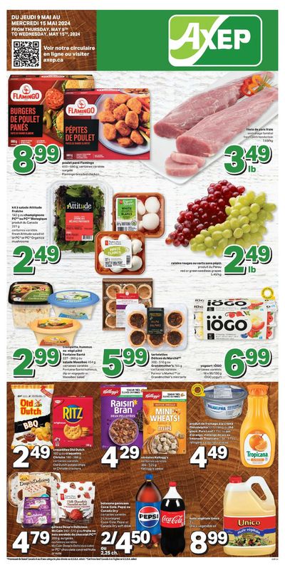Grocery offers in Bedford QC | Axep Weekly ad in Axep | 2024-05-09 - 2024-05-15