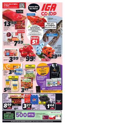 Grocery offers in Saint-Césaire | New Brunswick in IGA | 2024-05-09 - 2024-05-15