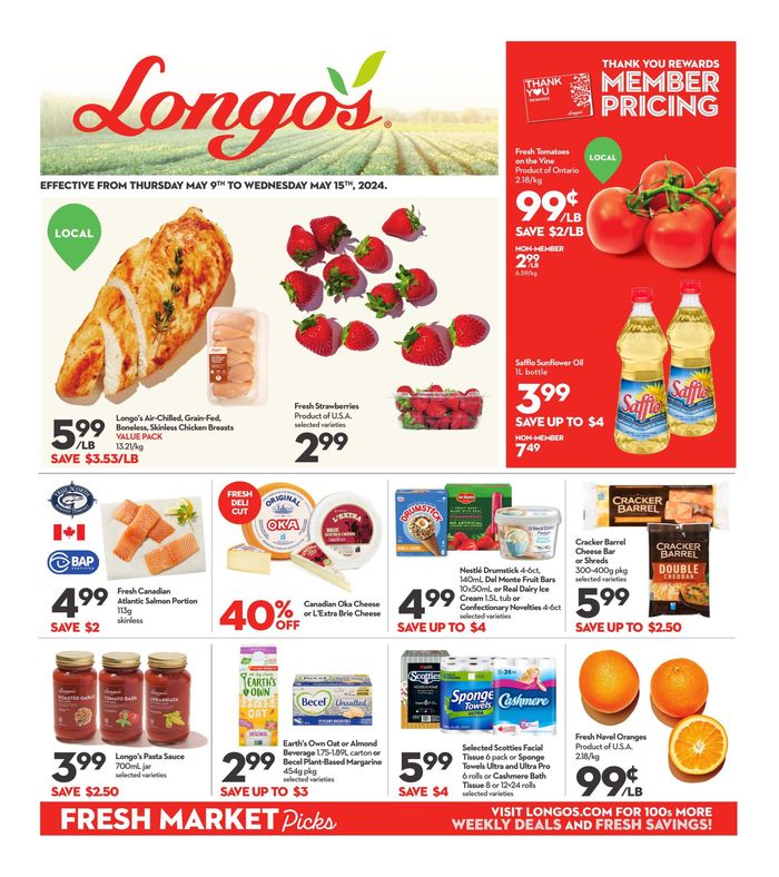 Longo's catalogue in Richmond Hill | Weekly Flyer | 2024-05-09 - 2024-05-15