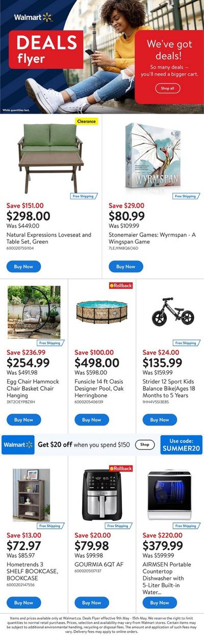 Walmart catalogue in Woodstock | Deals Flyer | 2024-05-09 - 2024-05-15