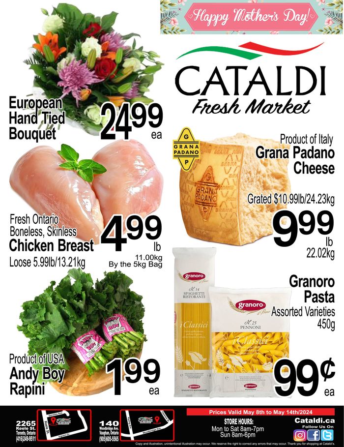 Cataldi catalogue in Toronto | Happy Mothers Day | 2024-05-08 - 2024-05-22
