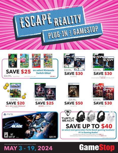 Game Stop catalogue | Game Stop Weekly ad | 2024-05-03 - 2024-05-19