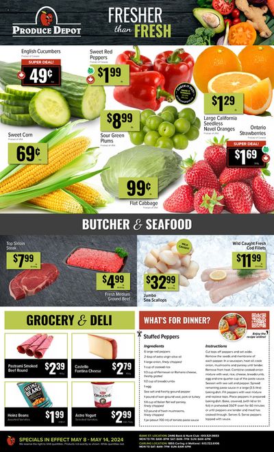 Produce Depot catalogue in Ottawa | Butcher & Seafood | 2024-05-08 - 2024-05-22