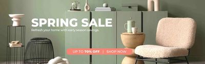 Home & Furniture offers in Okotoks | Spring Sale Up To 70% Off in Modern Furniture | 2024-05-08 - 2024-05-22