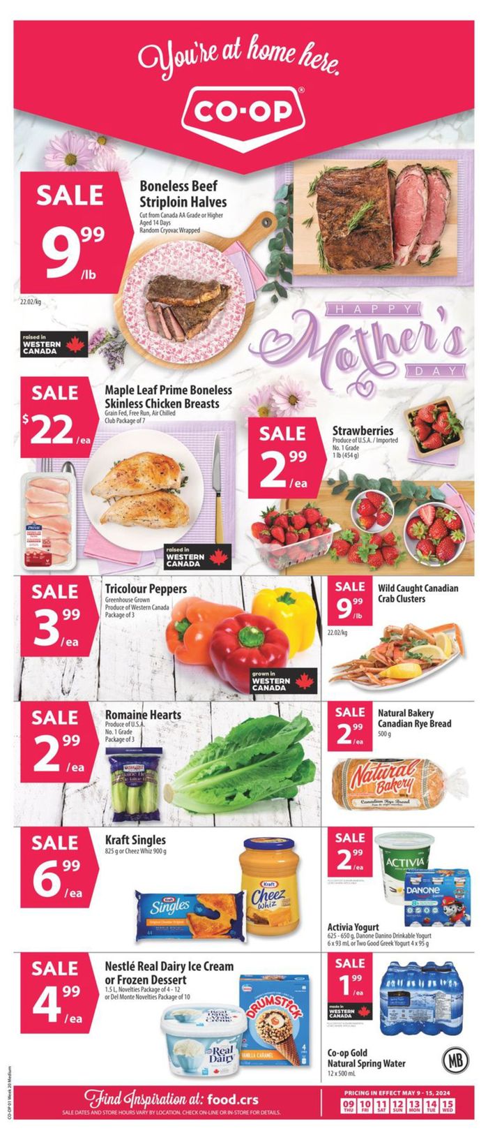Co-op Food catalogue in Saskatoon | Mother's Day Sale | 2024-05-09 - 2024-05-15