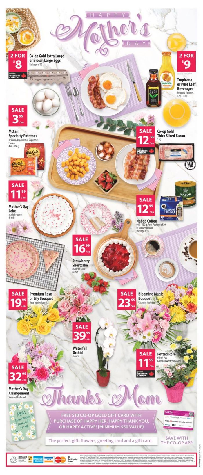 Co-op Food catalogue in Winnipeg | Mother's Day Sale | 2024-05-09 - 2024-05-15
