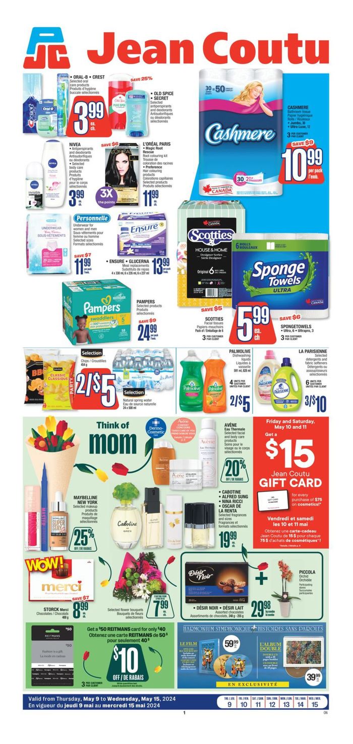 Jean Coutu catalogue in Petit-Rocher | Weekly Flyer | 2024-05-09 - 2024-05-15
