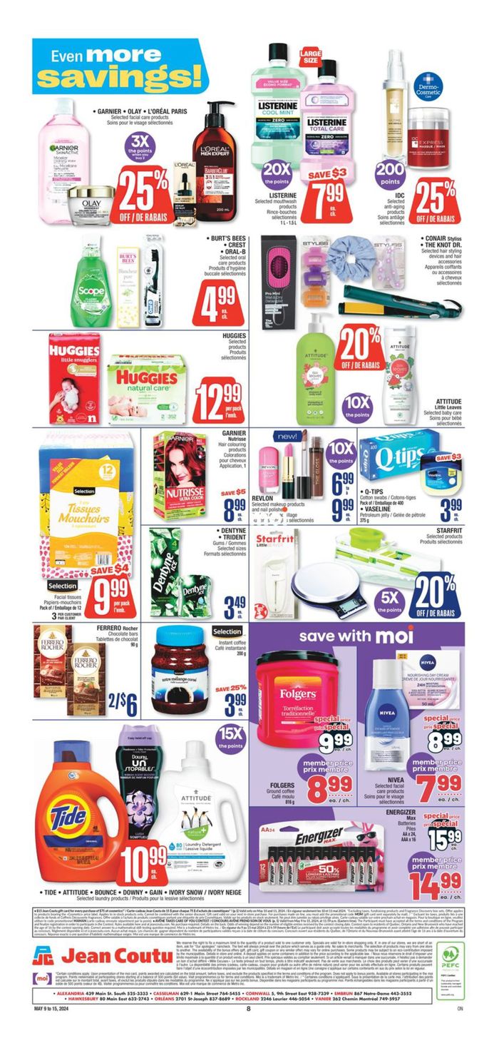 Jean Coutu catalogue in L'Île-Cadieux | Weekly Flyer | 2024-05-09 - 2024-05-15