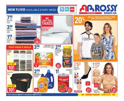 Clothing, Shoes & Accessories offers in Côte Saint-Luc | Weekly Ad in Rossy | 2024-05-09 - 2024-05-15