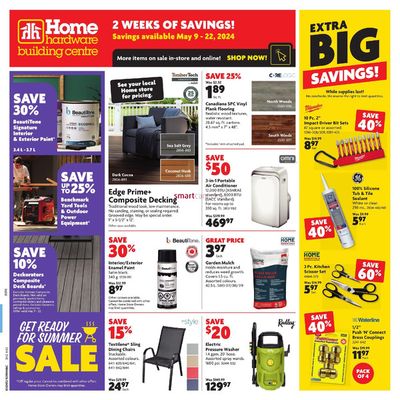 Home Hardware catalogue in Duck Lake | Home Hardware weekly flyer | 2024-05-09 - 2024-05-09