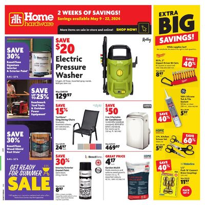 Home Hardware catalogue in Annapolis Royal | Home Hardware Extra Big Savings | 2024-05-09 - 2024-05-09