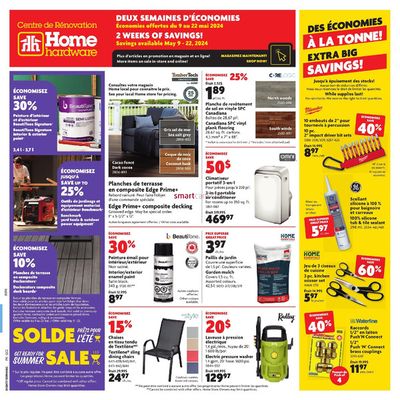 Home Hardware catalogue in Calgary | 2 Weeks Of Savings | 2024-05-09 - 2024-05-09
