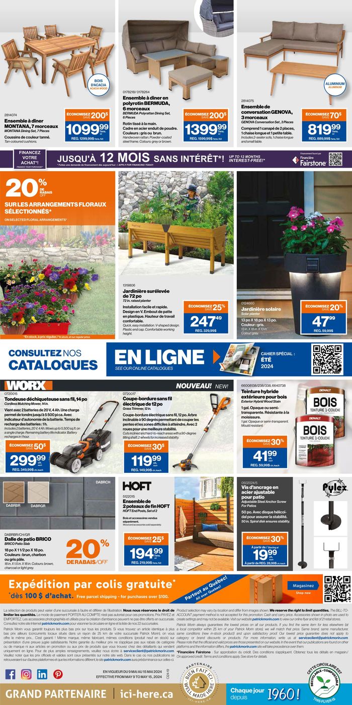 Patrick Morin catalogue in Montreal | Weekly Specials | 2024-05-09 - 2024-05-15