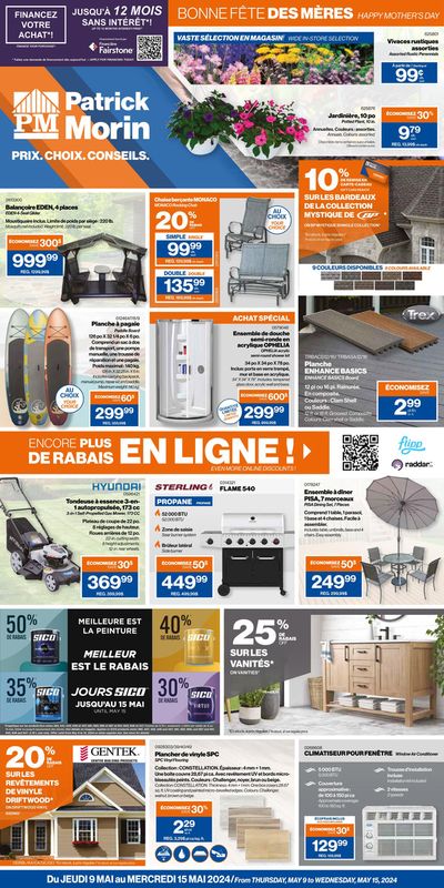 Home & Furniture offers in Beauharnois | Weekly Specials in Patrick Morin | 2024-05-09 - 2024-05-15