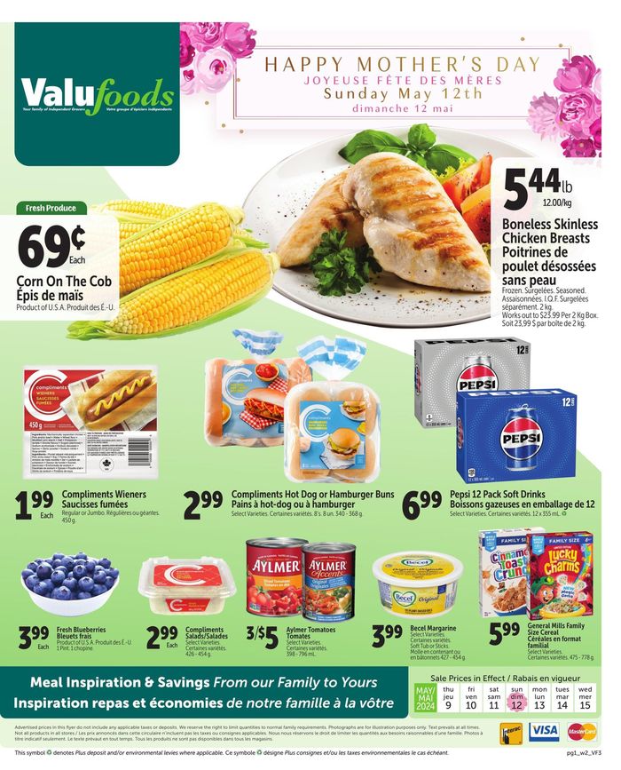 ValuFoods catalogue in Bridgetown | Mother's Day Sale | 2024-05-09 - 2024-05-15