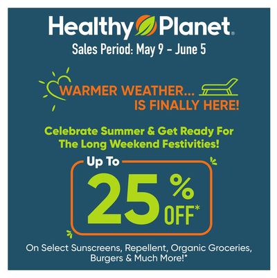 Pharmacy & Beauty offers in Kanata | Up To 25% Off in Healthy Planet | 2024-05-09 - 2024-06-05