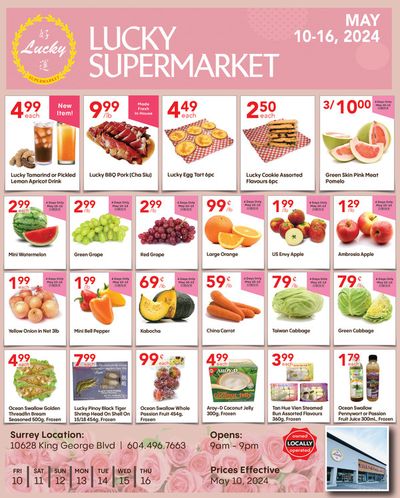 Grocery offers in Winnipeg | Mother's Day Sale in Lucky Supermarket | 2024-05-10 - 2024-05-24