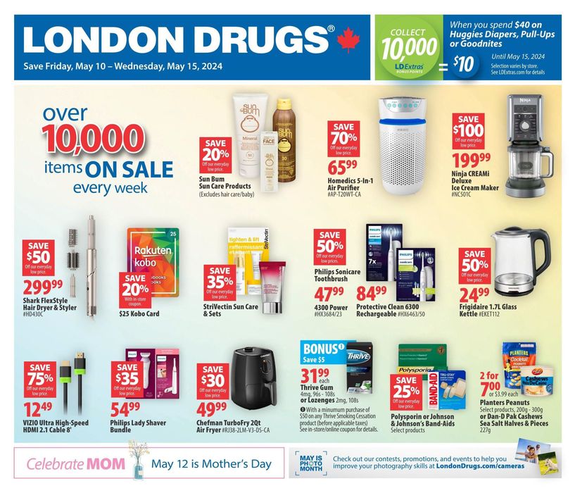 London Drugs catalogue in Vancouver | Celebrate MOM | 2024-05-10 - 2024-05-15