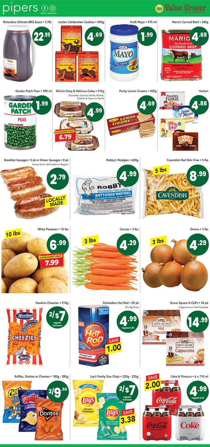 Pipers catalogue in St. John's | Grocery Flyer | 2024-05-10 - 2024-05-24