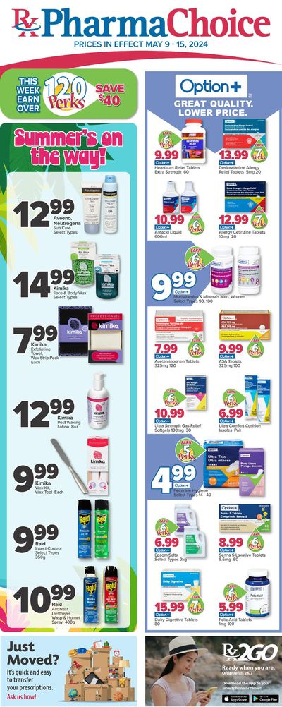 Pharmacy & Beauty offers in Aylmer ON | PharmaChoice Weekly ad in PharmaChoice | 2024-05-09 - 2024-05-15