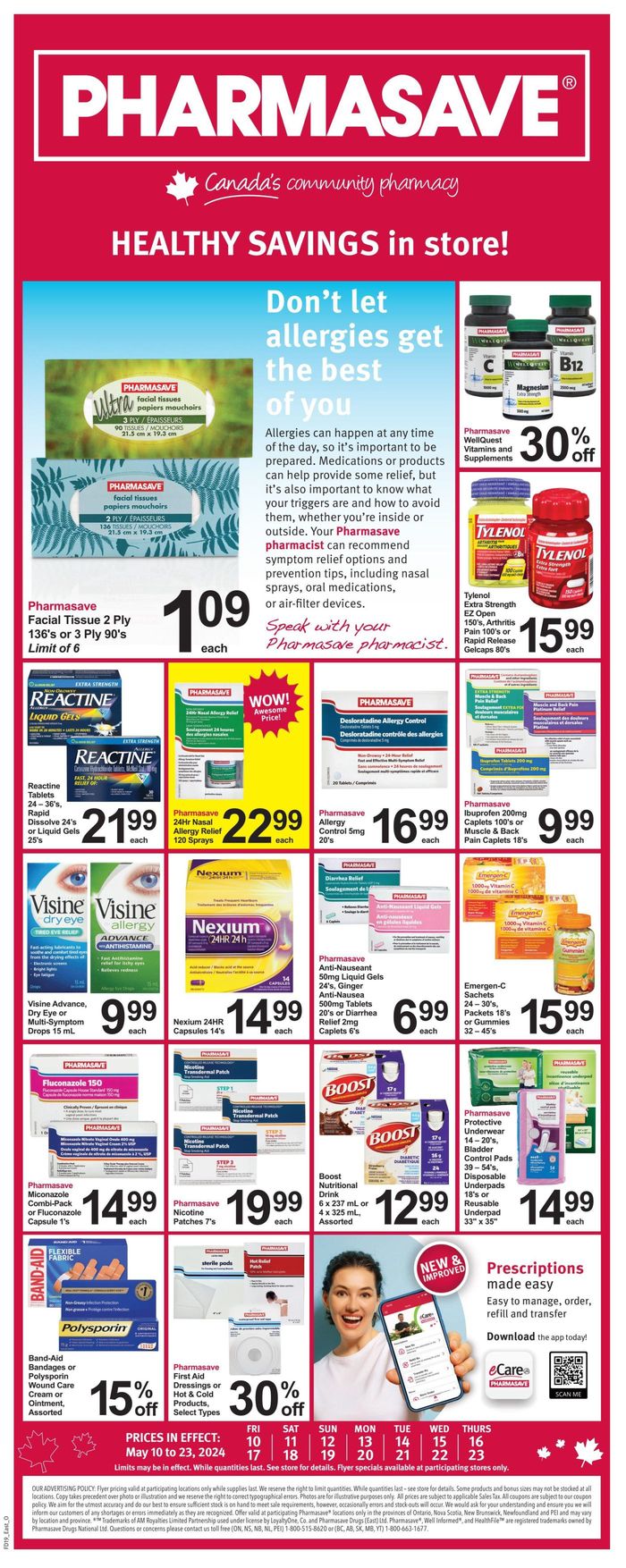 Pharmasave catalogue in Kelowna | Hurry in for these HOT DEALS | 2024-05-10 - 2024-05-23