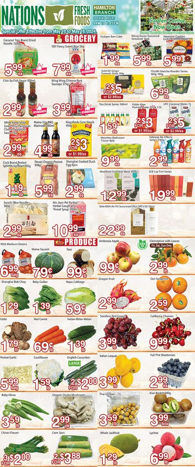 Nations Fresh Foods catalogue in Toronto | Weekly special Nations Fresh Foods | 2024-05-10 - 2024-05-24