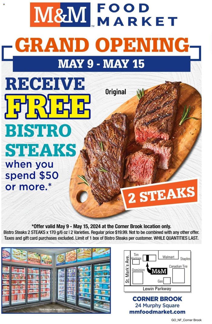 M&M Meat Shops catalogue in Kitchener | M&M Meat Shops Grand Opening | 2024-05-09 - 2024-05-15