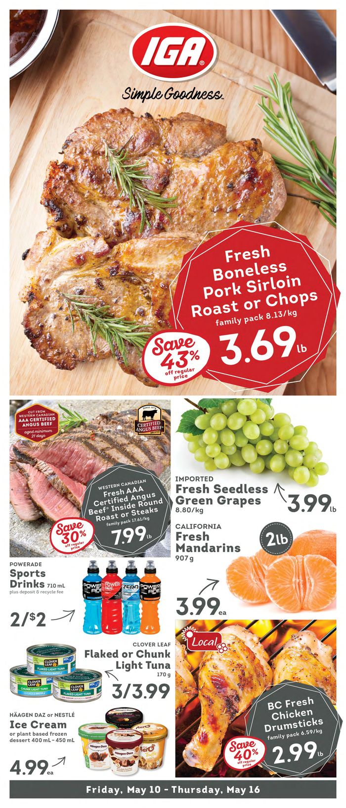 Market Place IGA catalogue in Port McNeill | Market Place IGA weekly flyer | 2024-05-10 - 2024-05-16