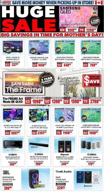 Electronics offers in Toronto | 2001 Audio Video weekly flyer in 2001 Audio Video | 2024-05-10 - 2024-05-17