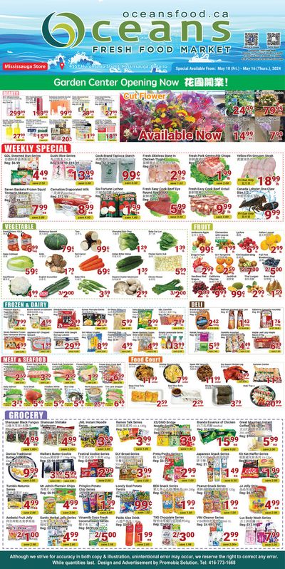 Oceans Fresh Food Market catalogue | Oceans Fresh Food Market Mississauga Store | 2024-05-10 - 2024-05-24