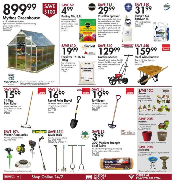 Peavey Mart catalogue in Mildmay ON | Mother's Day Sale | 2024-05-10 - 2024-05-15