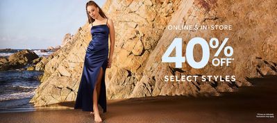 Clothing, Shoes & Accessories offers in Baie-D'Urfé | 40% Off Selected Styles in Le Château | 2024-05-10 - 2024-05-24