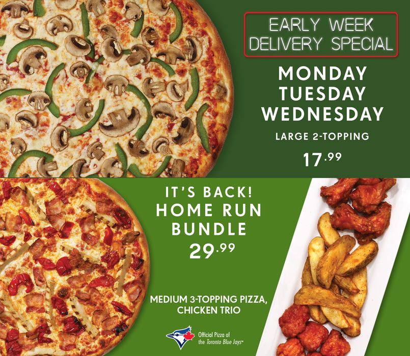 Pizza Nova catalogue in Burlington | EARLY WEEK DELIVERY SPECIAL | 2024-05-10 - 2024-05-24