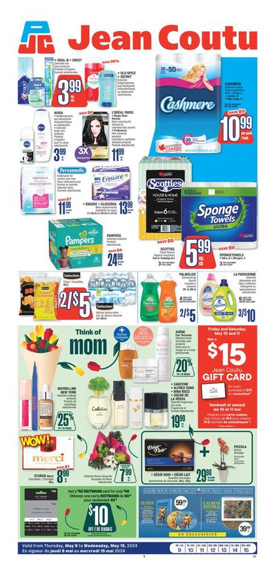 Pharmacy & Beauty offers in Gatineau | Weekly Flyer in Jean Coutu | 2024-05-09 - 2024-05-15