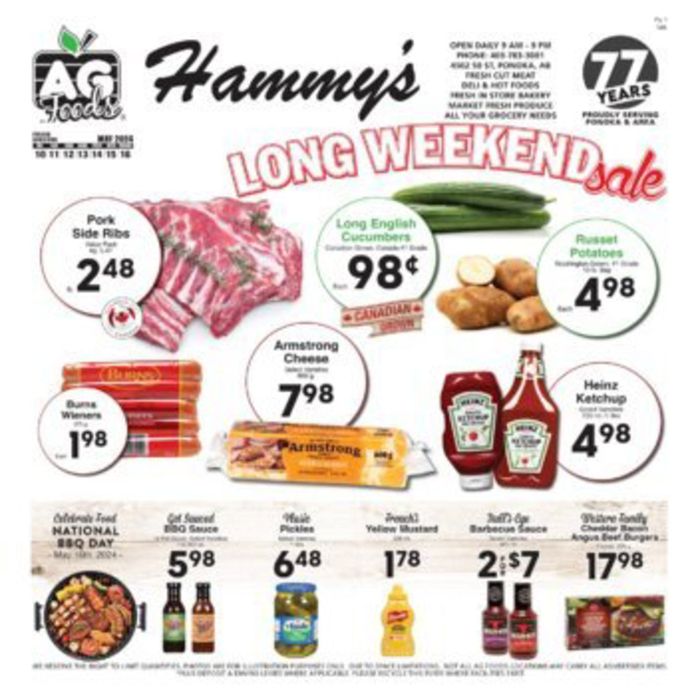 AG Foods catalogue in Leduc | AG Foods weekly flyer | 2024-05-11 - 2024-05-25