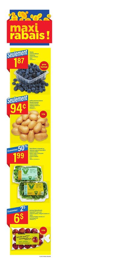 Grocery offers in Saint-Joseph-de-Sorel | Weekly Flyer -Hybris in Maxi | 2024-05-09 - 2024-05-15