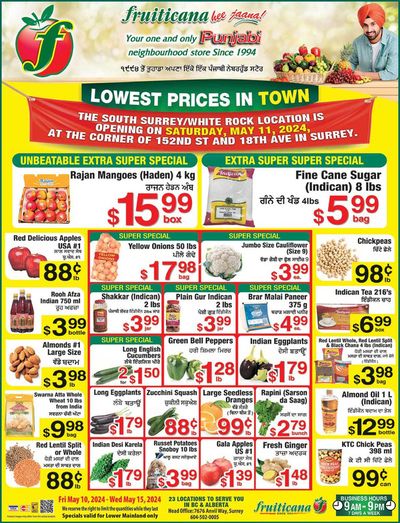 Fruiticana catalogue in Kelowna | Fruiticana weekly deals | 2024-05-11 - 2024-05-25
