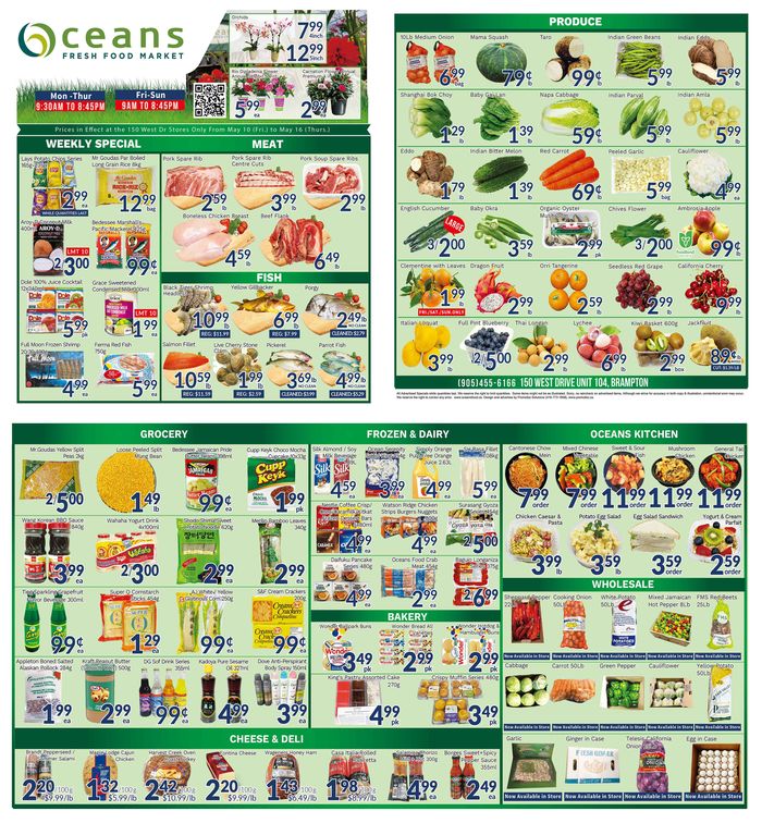 Oceans Fresh Food Market catalogue in Mississauga | Weekly special Oceans Fresh Food Market | 2024-05-11 - 2024-05-25