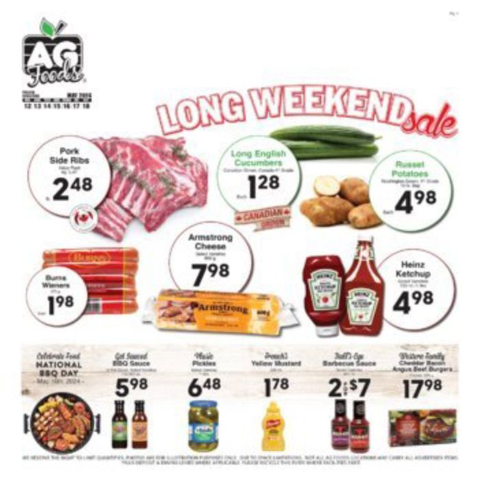 AG Foods catalogue in Kincaid | AG Foods weekly flyer | 2024-05-13 - 2024-05-27