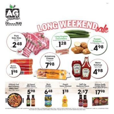 Grocery offers in MCBRIDE | AG Foods weekly flyer in AG Foods | 2024-05-13 - 2024-05-27