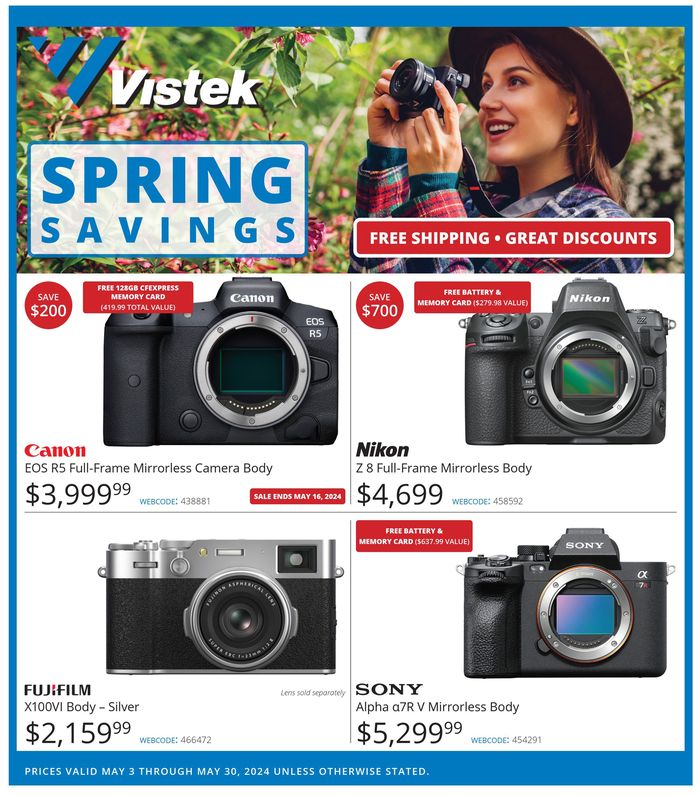 Vistek catalogue in Toronto | Spring Savings | 2024-05-13 - 2024-05-30
