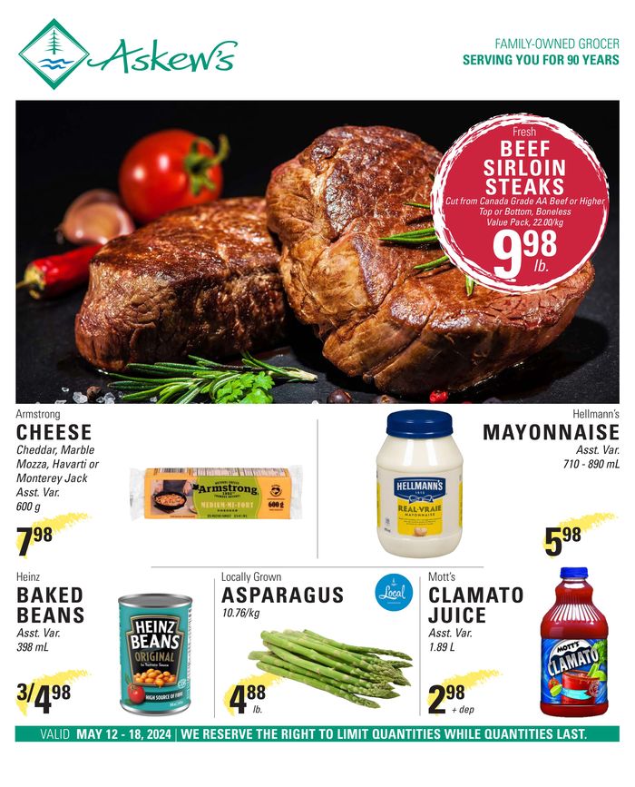 Askews Foods catalogue in Kamloops | Weekly Specials | 2024-05-13 - 2024-05-18