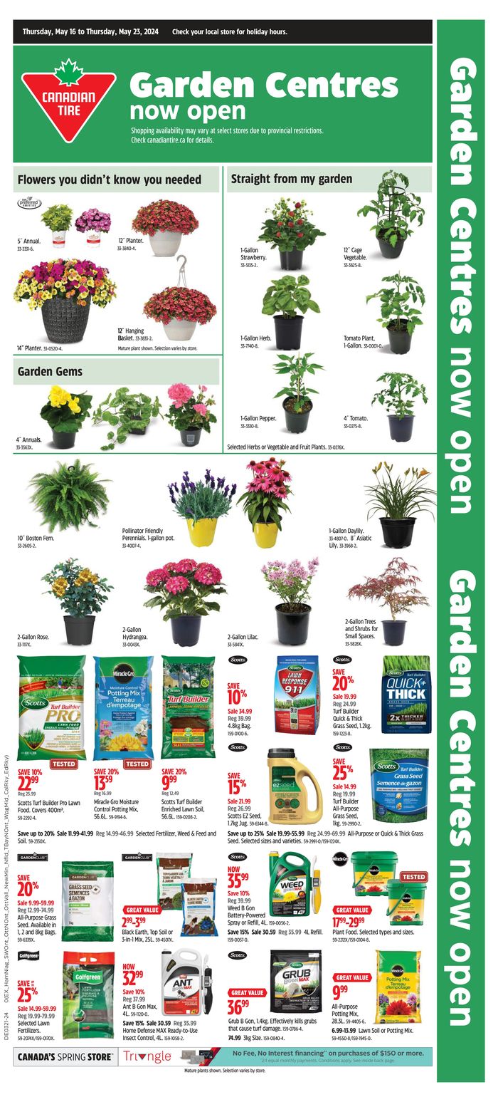 Canadian Tire catalogue in Hearst | Canadian Tire weekly flyer | 2024-05-16 - 2024-05-23