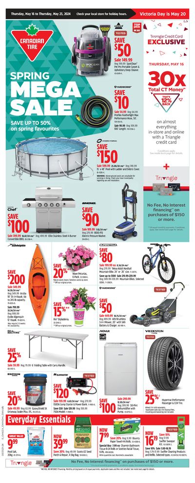 Canadian Tire catalogue in Gorrie ON | Canadian Tire weekly flyer | 2024-05-16 - 2024-05-23